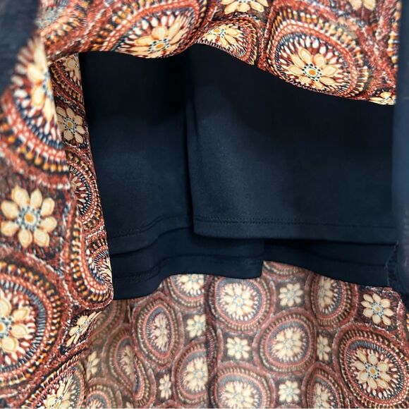 Lane Bryant Chiffon Straps Medallion Hi-Low Dress - Picture 9 of 13